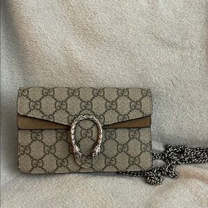 Gucci Beige Dionysus GG Supreme Mini Bag